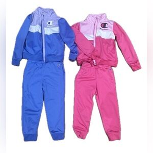 Champion Purple/Blue & Girl Set